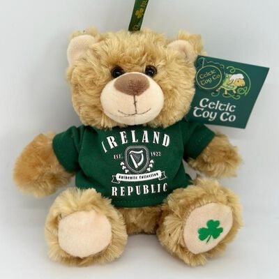 Celtic Toy Co. Green Ireland Republic T-Shirt Teddy Bear
